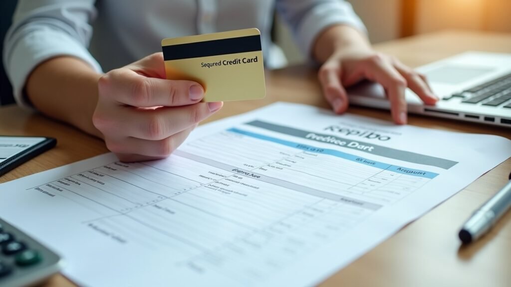 Credit report affected only by secured card
