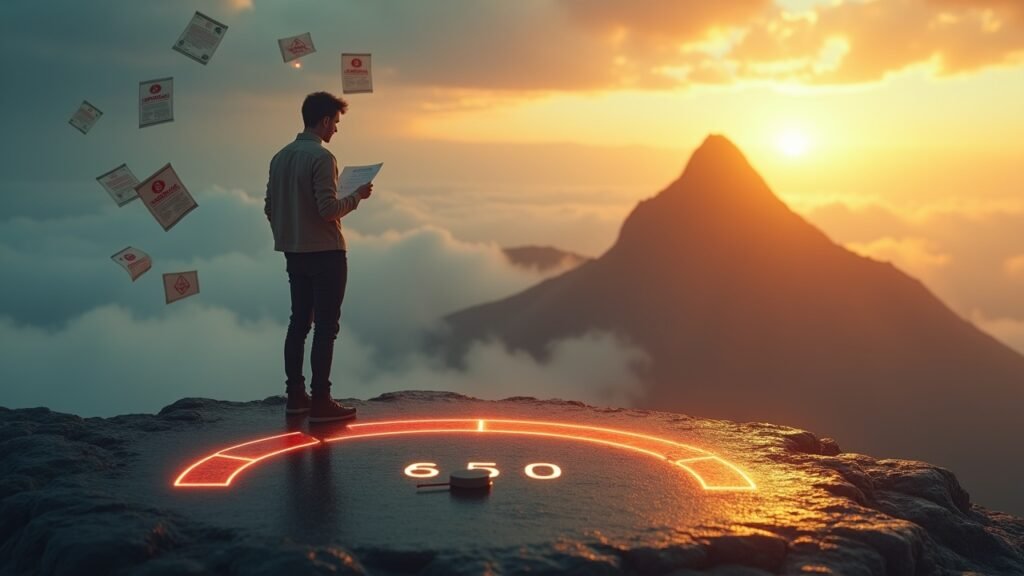Credit score plateau due to common errors