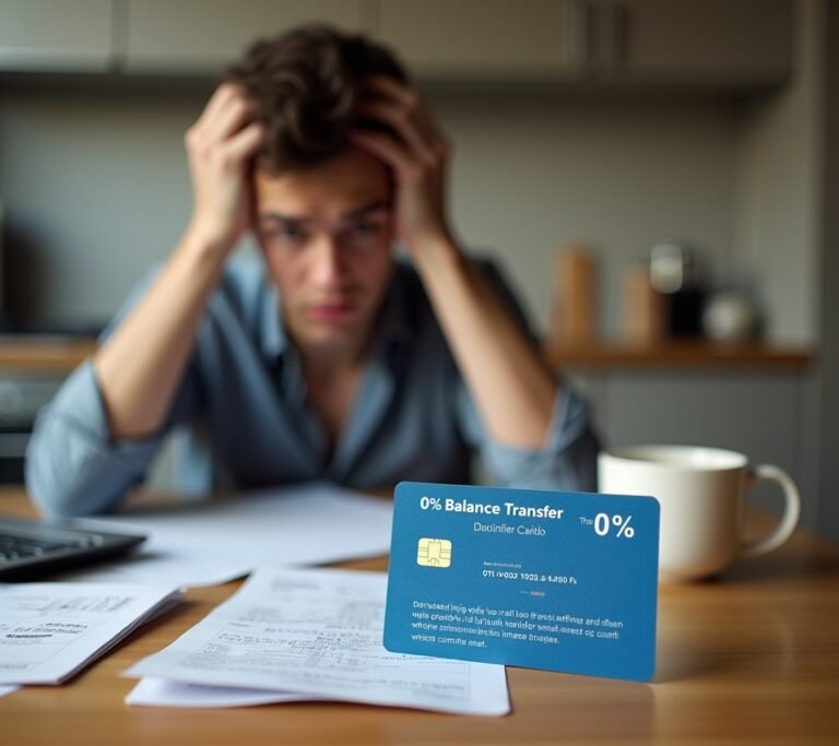 Person reading fine print on credit card agreement