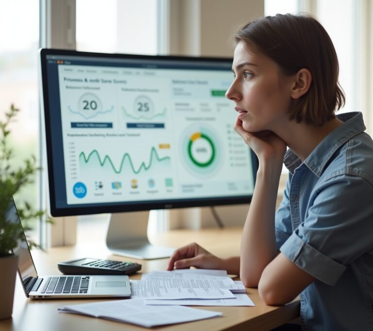 Credit score graph with balance transfer event marked