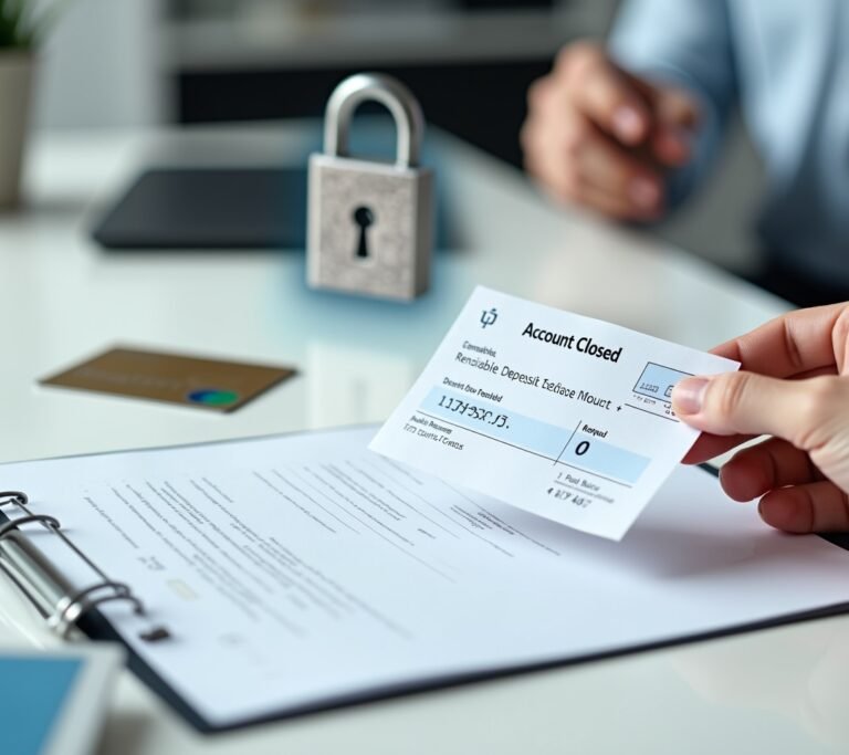 Check being returned to cardholder illustration