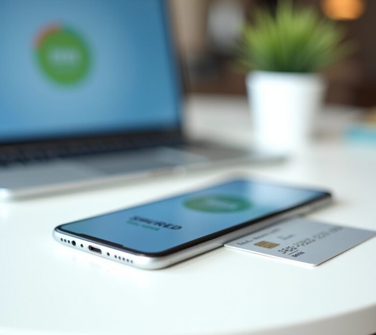 Secured card with no fee badge overlay