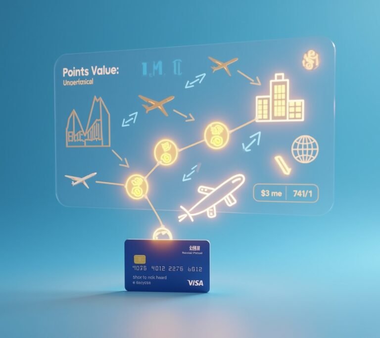 Points transferring from card to airline program app