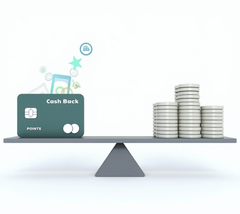 Two credit cards side by side on a scale