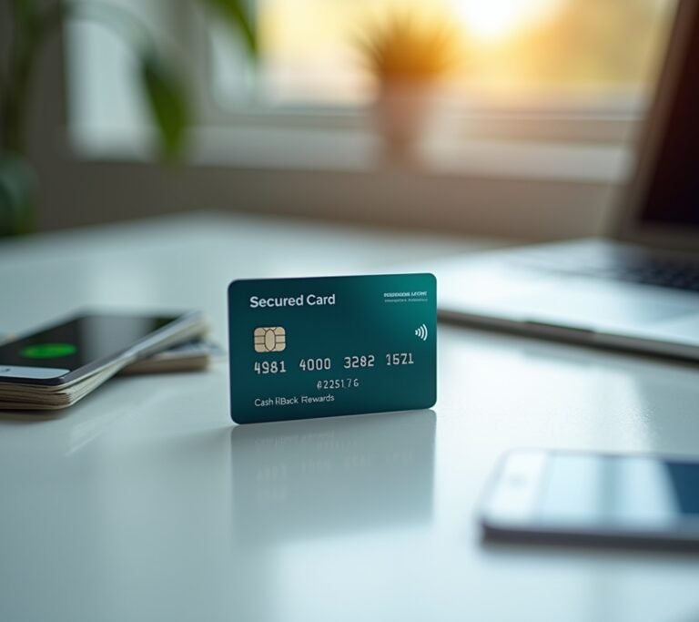 Secured card with cashback reward notification