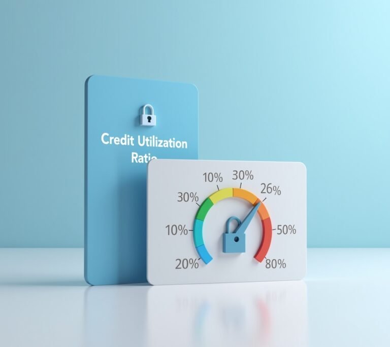 Credit utilization meter showing ideal range