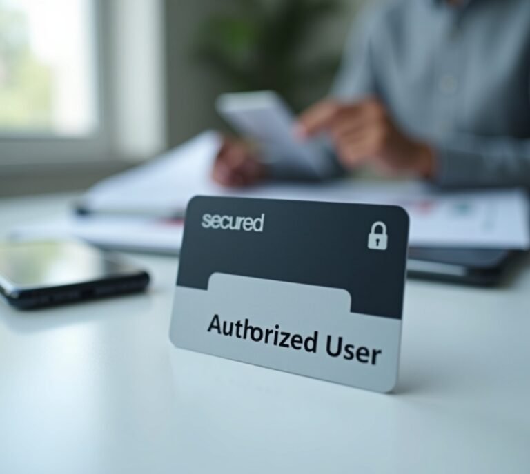 Parent adding child as authorized user on secured card
