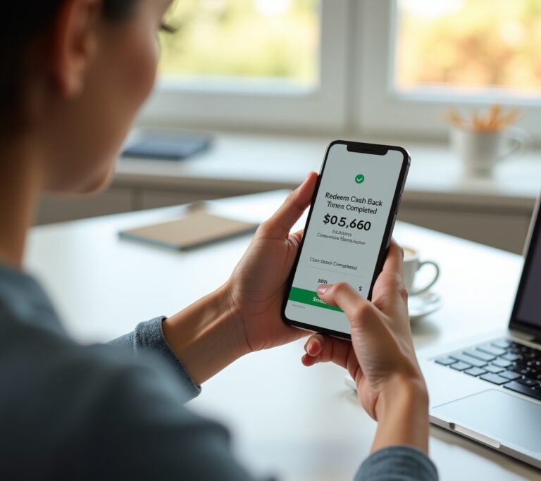 Direct deposit confirmation from credit card rewards